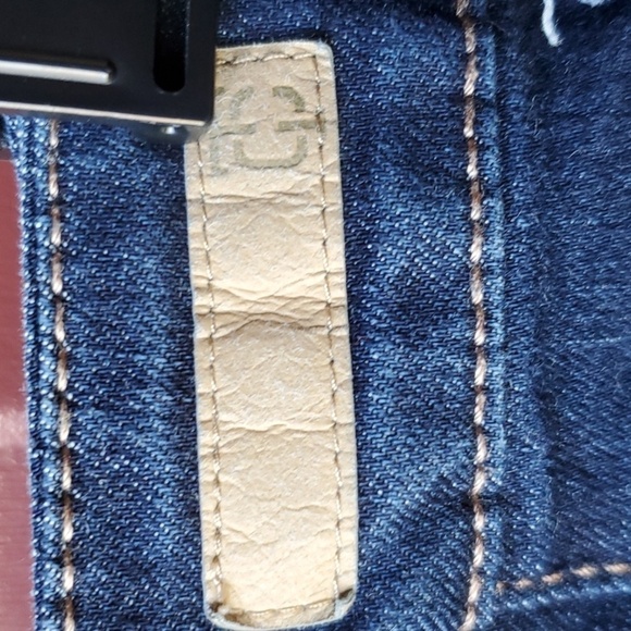 True Craft denim button up skirt 2% spandex Stretchy size 7 - Picture 6 of 9